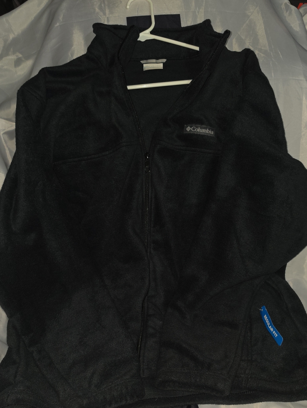 Columbia Black Full-Zip Fleece Jacket